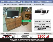 DEKORT - ZESTAW ATLANTA , DĄB PALONY